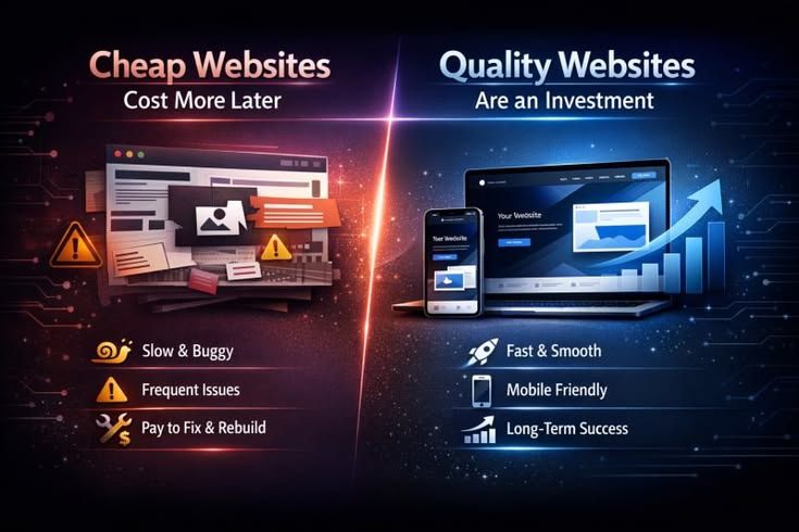 Diferencias reales entre una página web profesional y una página web barata